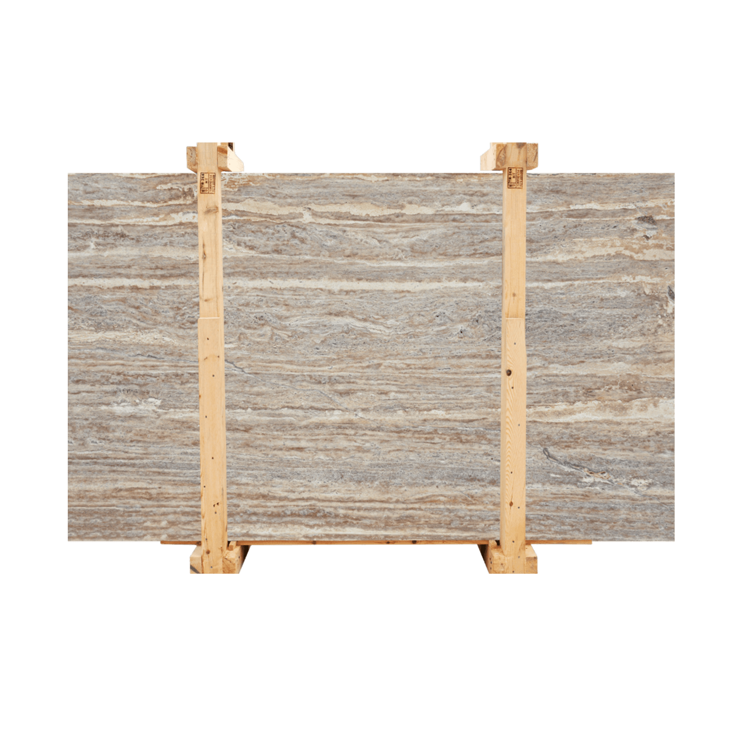 Gümüş Traverten Düz Kesim SN-1003